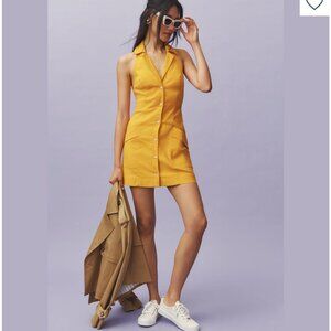 Anthropologie The Amelia Collared Mini Dress by Maeve